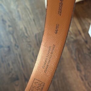 Jos A Bank Men's Brown Leather Belt